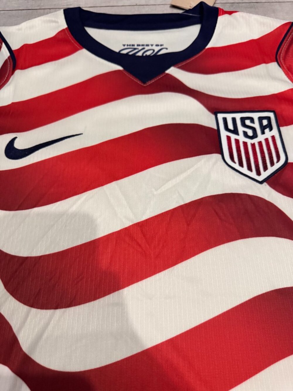 USA Red White Soccer Fan Jersey 2026 World Cup - Picture 3 of 10